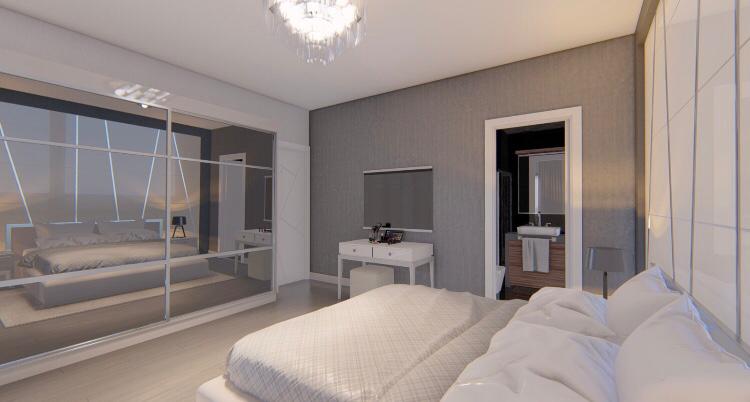 Silhouettes on beach