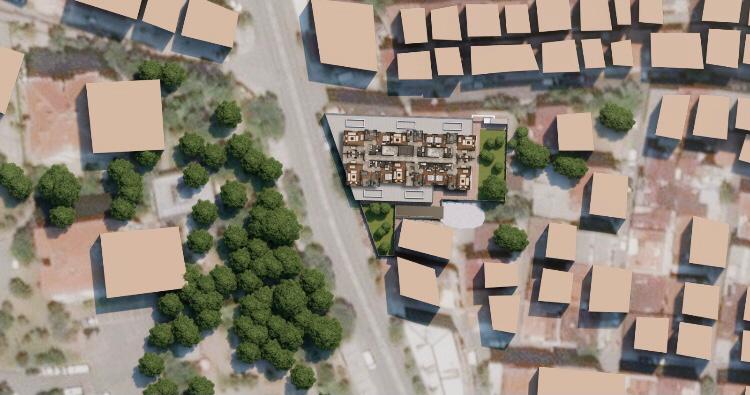 Coastal cliffs and ocean view